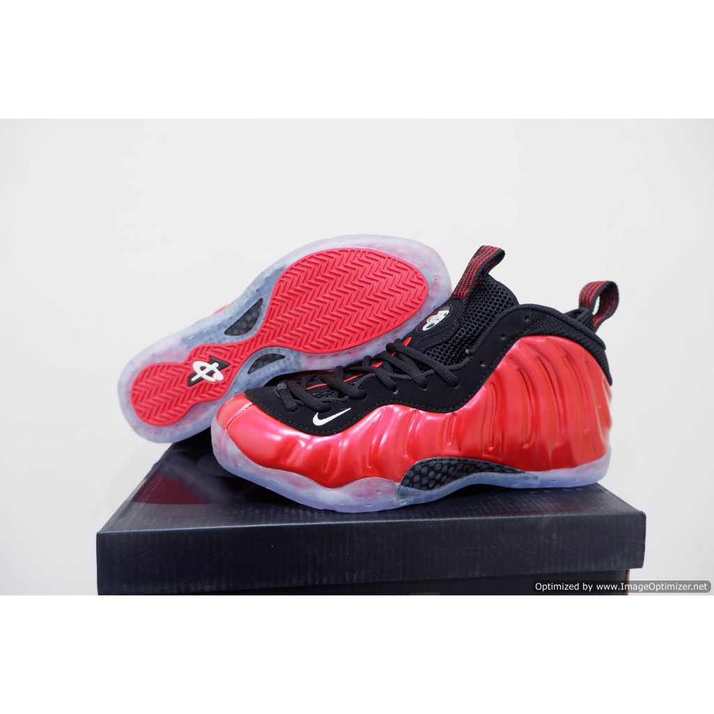 NIKE AIR FOAMPOSITE HIGH METALLIC RED