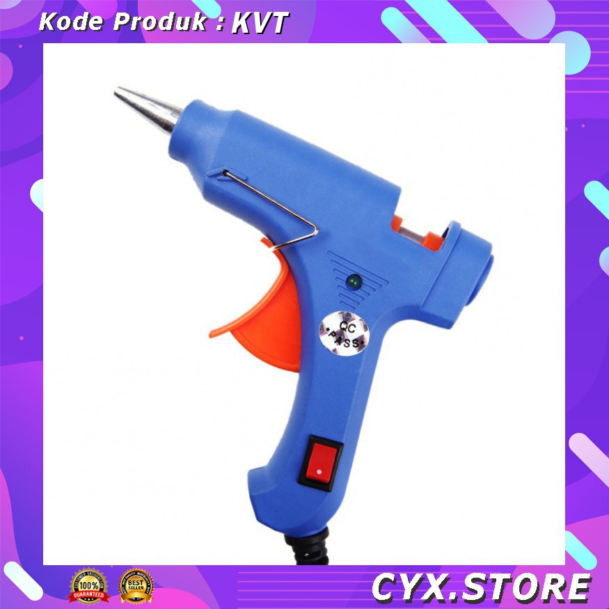 Grab Medan Hot Melt Glue Gun Pistol Lem Tembak 20W - JBY-20W KVT JINBOYI