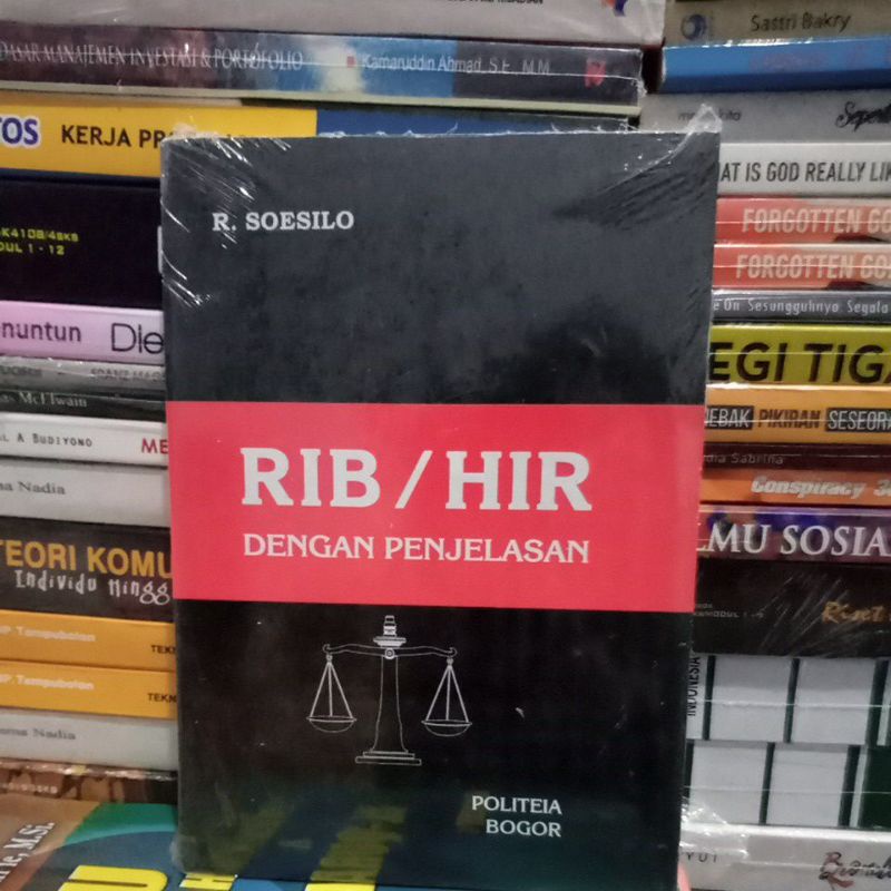 

buku RIB / HIR dengan penjelasan politeia Bogor R soesilo