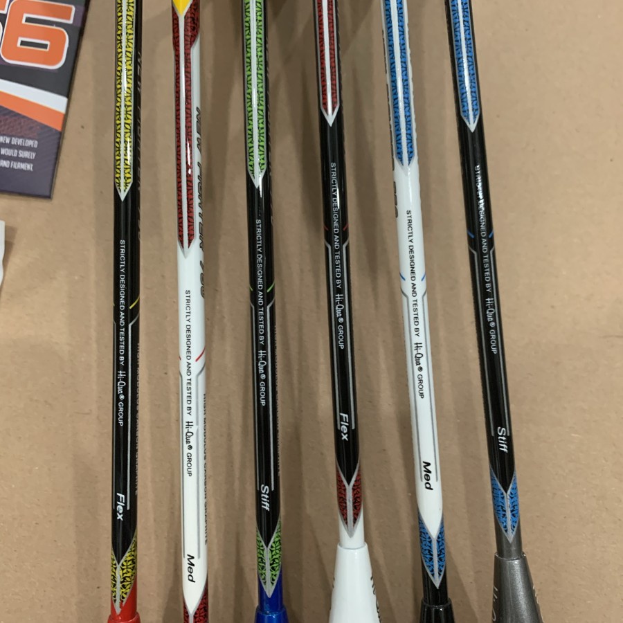 Raket Badminton Hiqua Hq New Fighter 730/750/760/770/780/790 +Grip Ori