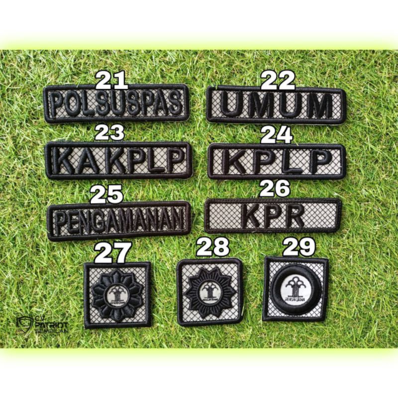 Patriot.id | BADGE TACTICAL KEMENKUMHAM ECER