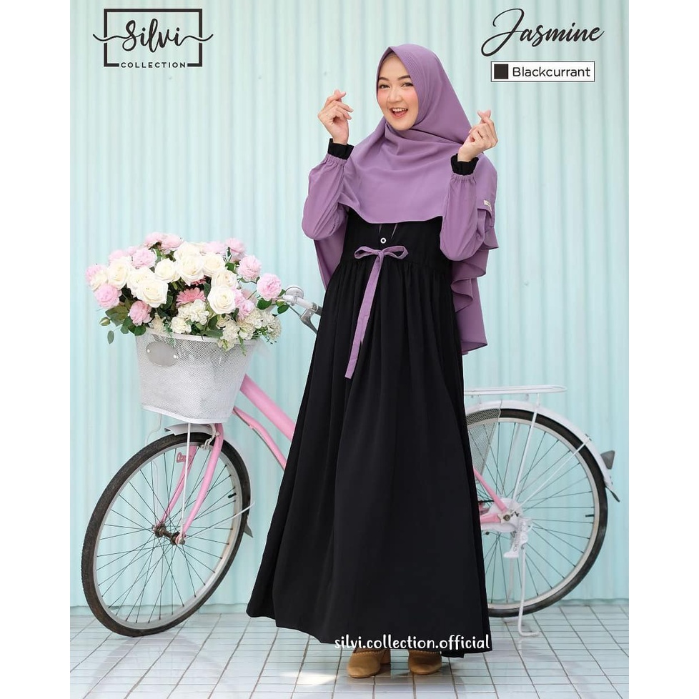 Murah Gamis TEBAL Polos Wafle Premium Busui Keren