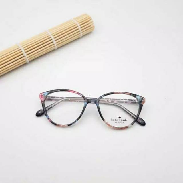 Kacamata wanita cat eye kate spade+Lensa Photocromic/Antiradiasi(pilih salah satu)
