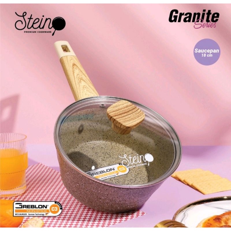 [STEIN] SAUCEPAN 18CM STEINCOOKWARE / PANCI MASAK BUBUR MPASI