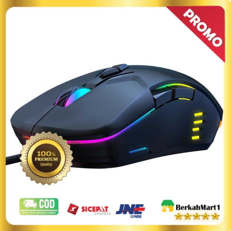 Onikuma Gaming Mouse RGB 6400 DPI Sensor With 7 Key - CW902