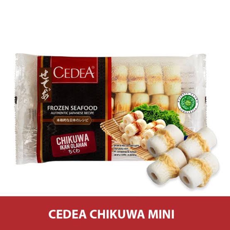 

Cedea Chikuwa Seafood 250gr isi 20pcs