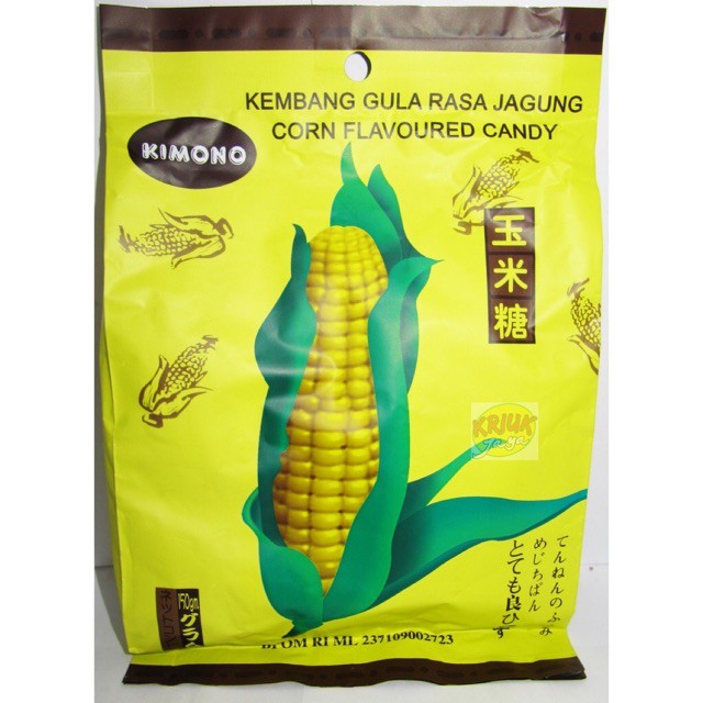 

Permen Kimono Jagung 150 gr - Permen Jagung Import Malaysia