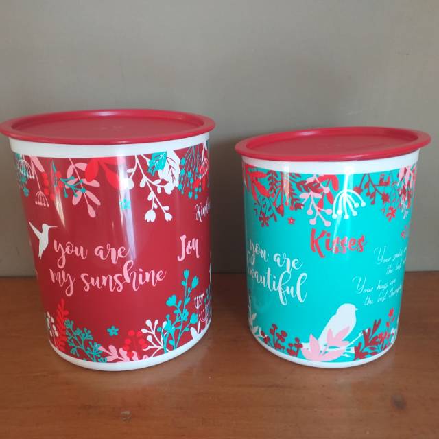 PROMO TUPPERWARE MOTHER CANISTER SET 2pcs