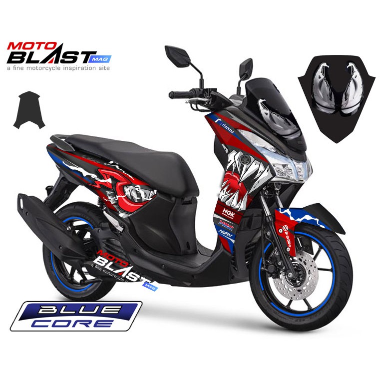 Decal Stiker Yamaha Lexi Livery Venom HJC Full Body Motoblast