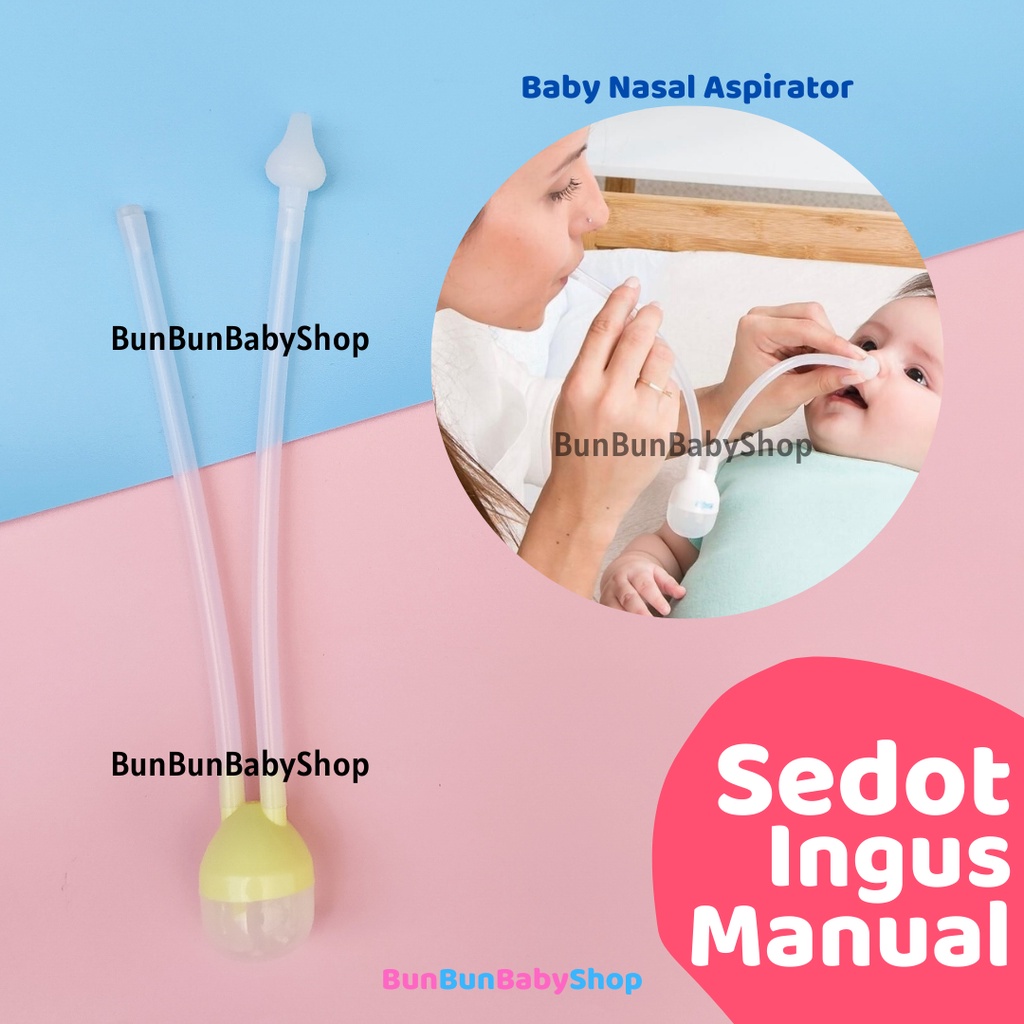 Sedot Ingus Selang Bayi Alat Penyedot Silikon Nose Cleaner Perawatan Baby Nasal Aspirator New Born