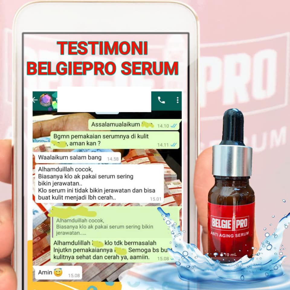 Belgie Pro Paket 5 Botol Facial Serum &amp; Facial Wash