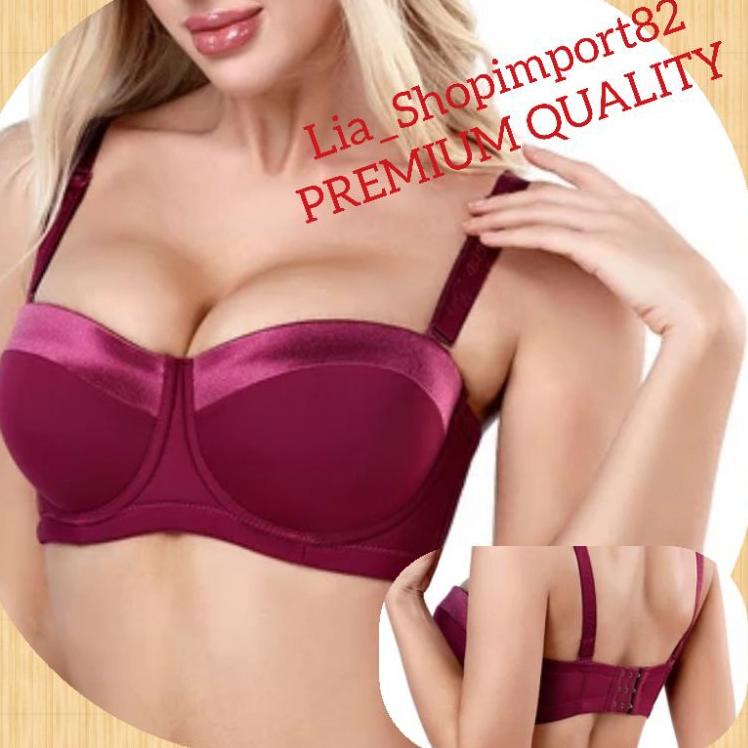 (qjgv -64) BH CUP D -BH SEXY CUP SETENGAH PAKAI KAWAT UKURAN BESAR 999D [gw -17]