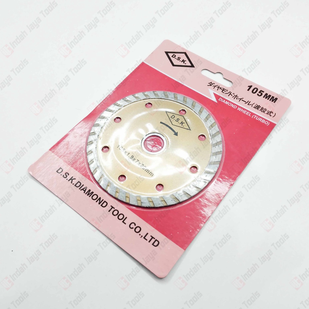 DSK Diamond Wheel TURBO - Mata Pisau Potong Keramik kering dry