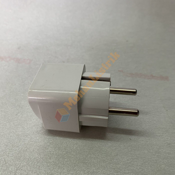 Colokan Over Steker Adaptor Kaki 3 ke 2 Travel Adapter Hp Iphone Samsung Xiaomi Android Universal