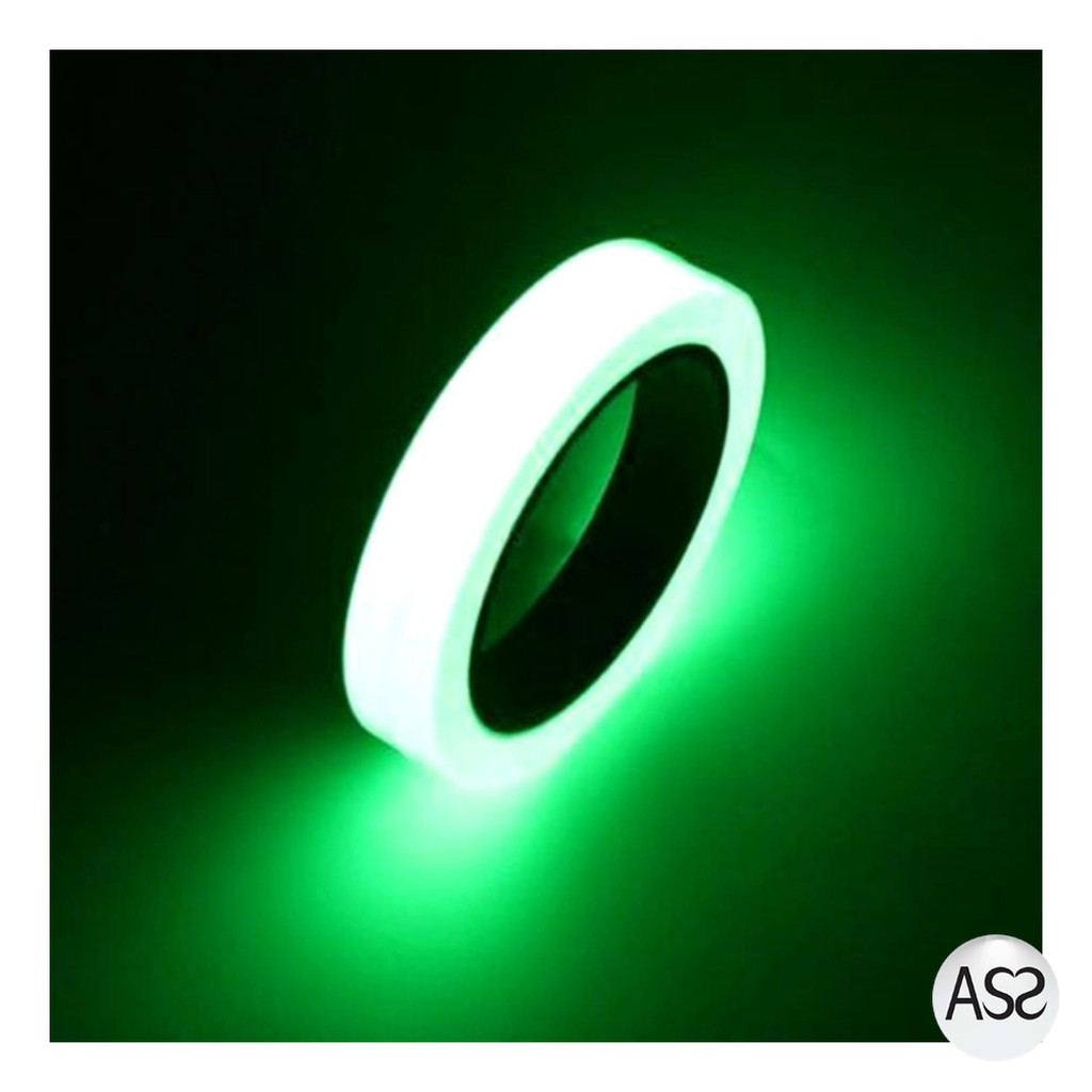 ASS Shop - YIKAA Lakban Glow In The Dark Luminous Adhesive Tape 1.5cmx10m - A0015