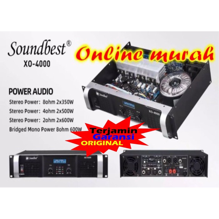 power amplifier soundbest xo4000 soundbest xo 4000 original 700w
