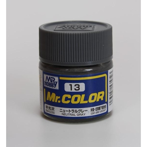 

Mr Color C13 Neutral Gray Mr Hobby Lacquer Paint