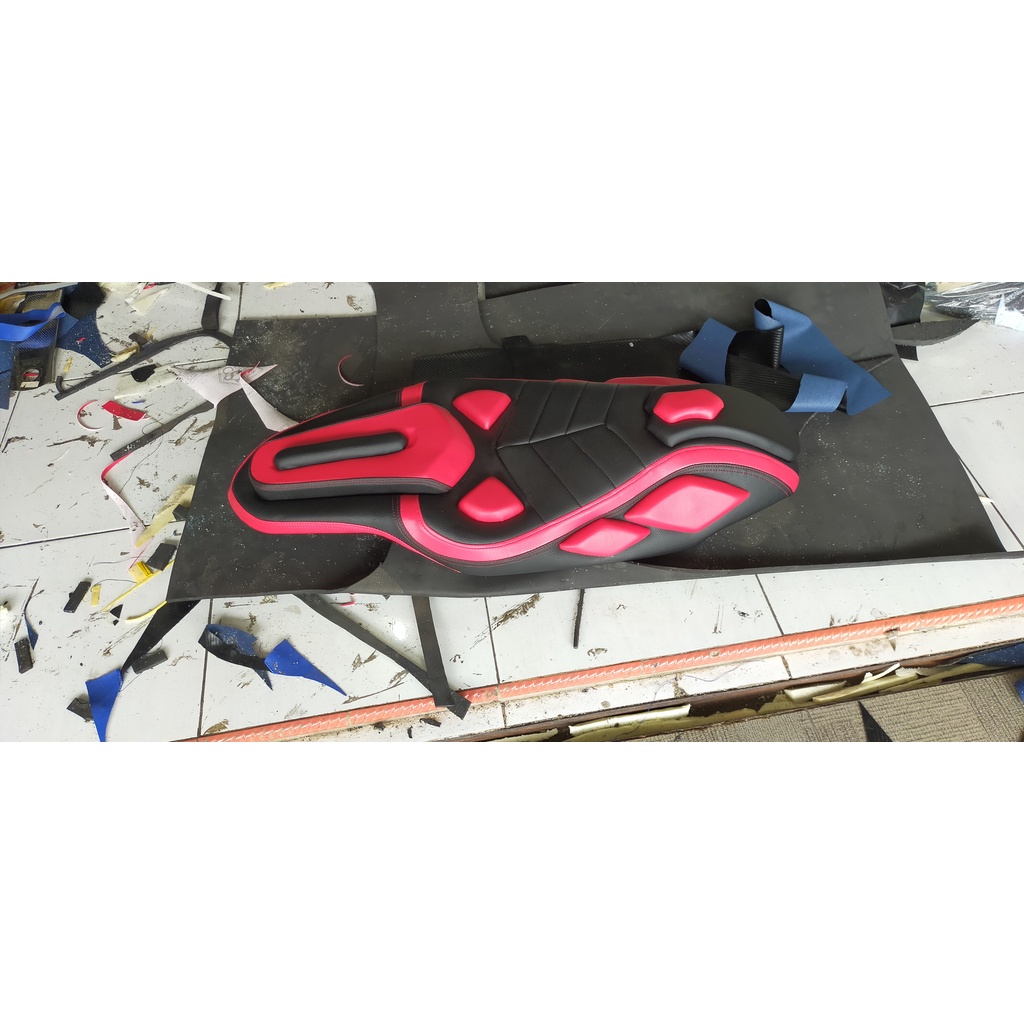 SARUNG COVER KULIT JOK MIO J PREDATOR-COVER JOK MIO SPORTY FULL MBTECH