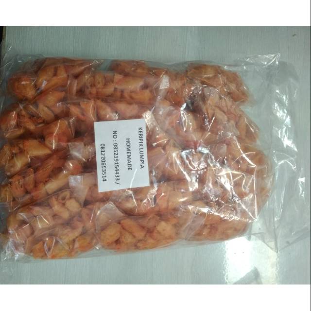 

keripik lumpia homemade 1 pak