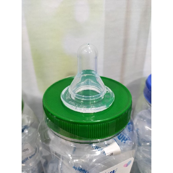 DOT Silicone Nipple Reguler Berkualitas Lembut /nipple Gepeng/Bulat Baby Huki BPA Free Size S M L