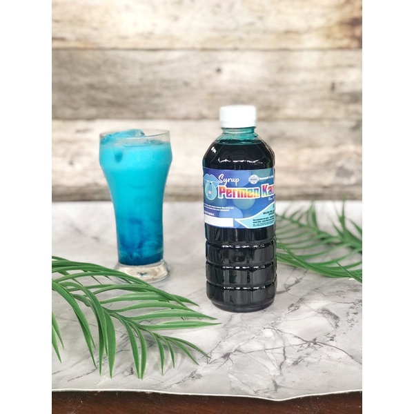 

Syrup permen karet by alghani BLUE 500ml vp