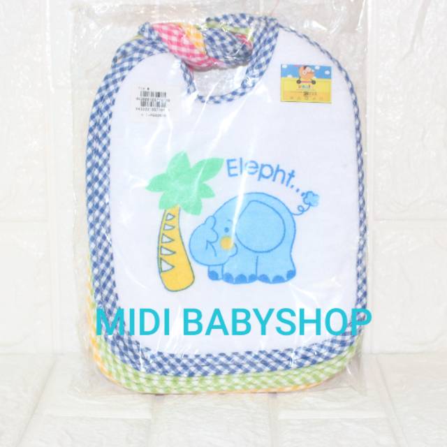 3 pcs Celemek bayi / Slabber / Tatakan air liur bayi - SNI