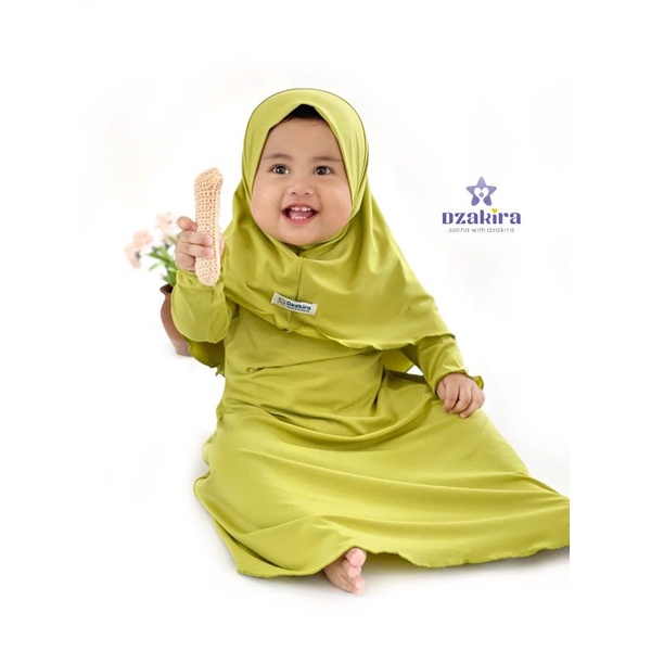 GAMIS BAYI LUCU KIA DAILY ORIGINAL BY DZAKIRA BAHAN JERSEY ITW PREMIUM WARNA  AVOCADO