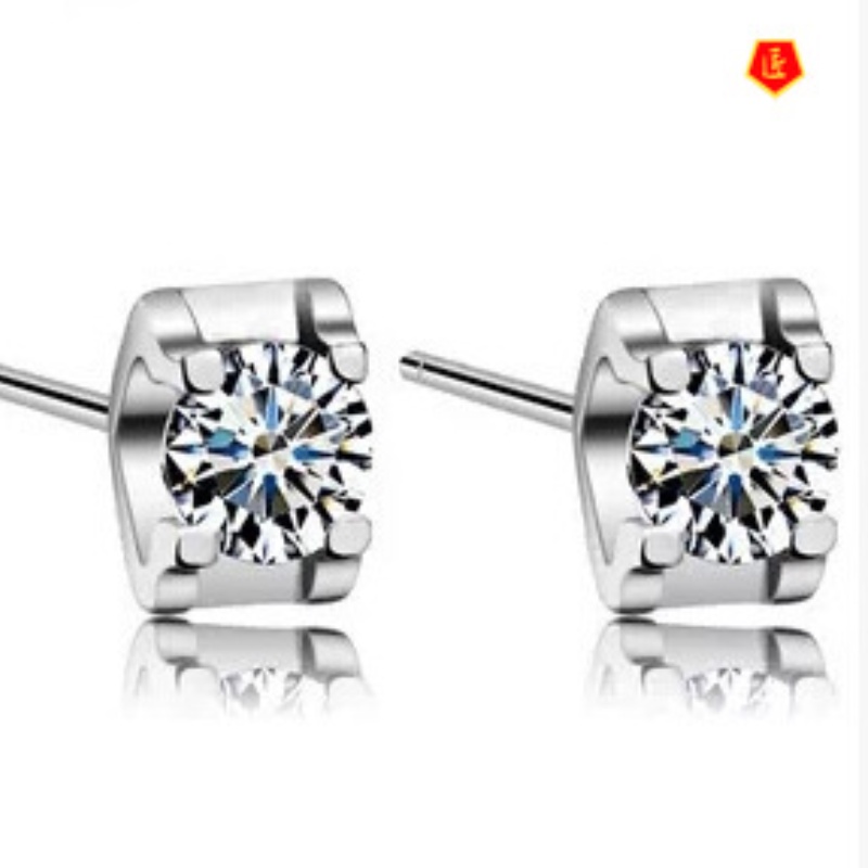 [Ready Stock]Personalized Fashion Charming Silver Stud Earrings