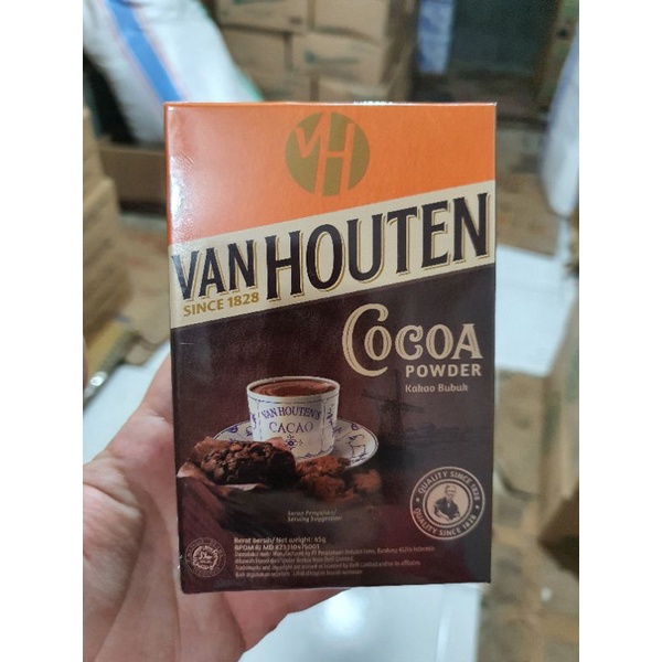 Jual COKLAT BUBUK VAN HOUTEN 45GR Shopee Indonesia