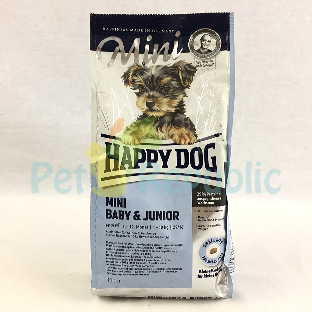 

HAPPYDOG Makanan Anakan Anjing Mini Baby and Junior 1kg