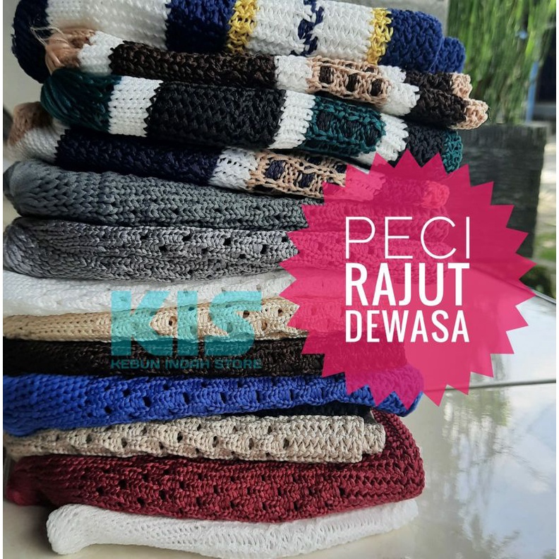 Peci Rajut Dewasa