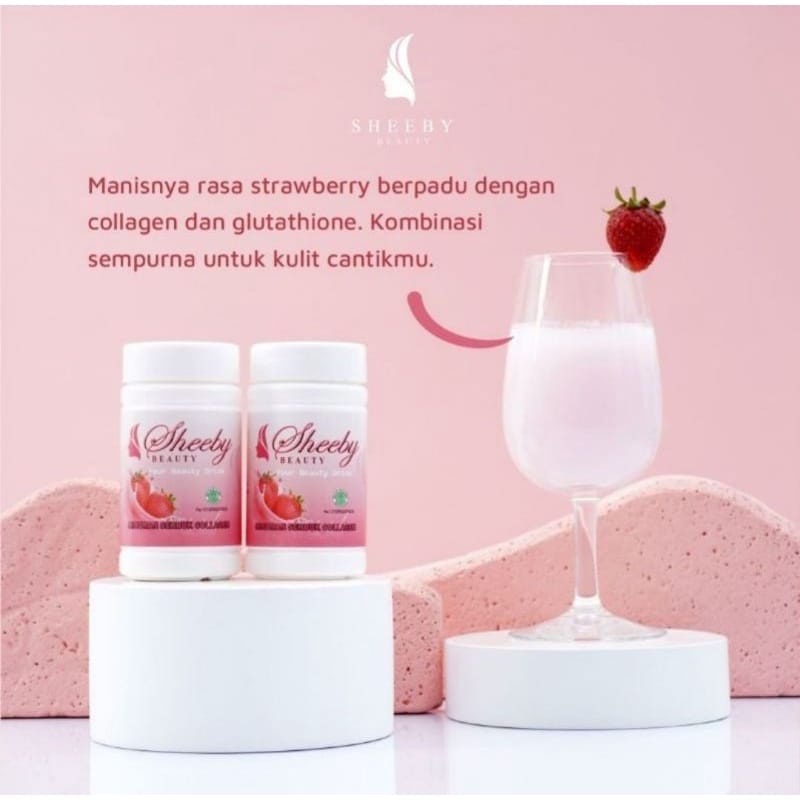 SHEEBY BEAUTY COLLAGEN DRINK BPOM MINUMAN SUPLEMENT PEMUTIH DAN PENCERAH ALAMI