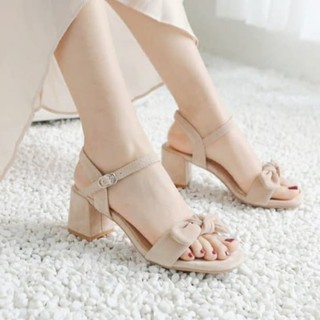 Hak Tahu Pita Dv Wn03 Sandal  Wanita Sendal Cewek Heels Abg 