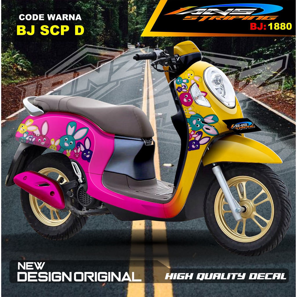 STIKER FULL BODY SCOOPY / STICKER ALL NEW SCOOPY / STIKER FULL BODY SCOOPY TERMURAH / STIKER MOTOR SCOOPY / STIKER MOTOR