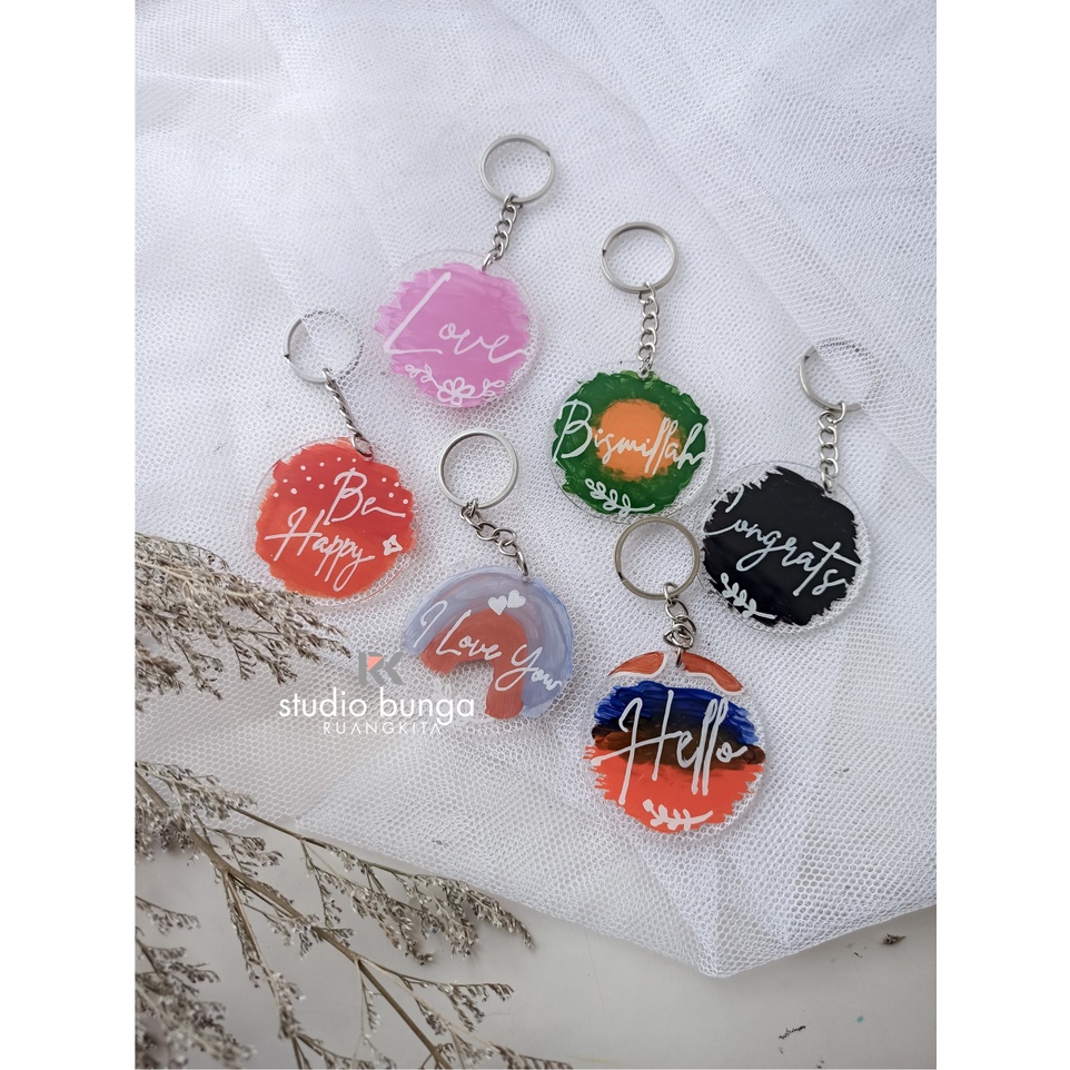 Gantungan kunci / ganci akrilik / ganci akrilik custom