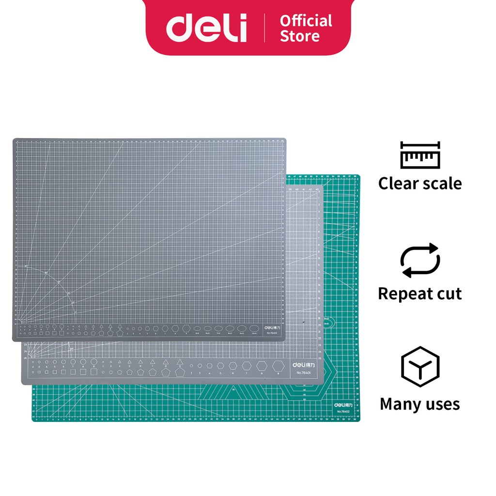 

Cutting Mat Deli A2 Hijau 78402