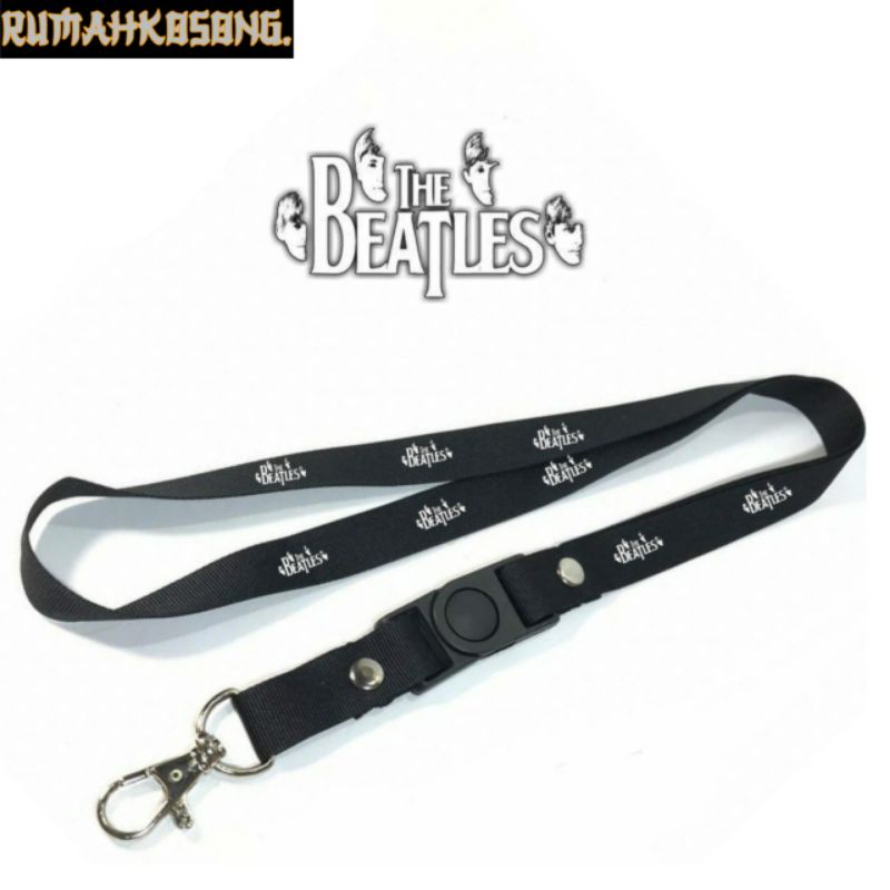 

lanyard THE BEATLES - RADIO HEAD / tali lanyard band gantungan leher name tag id card / pods / brand lokal