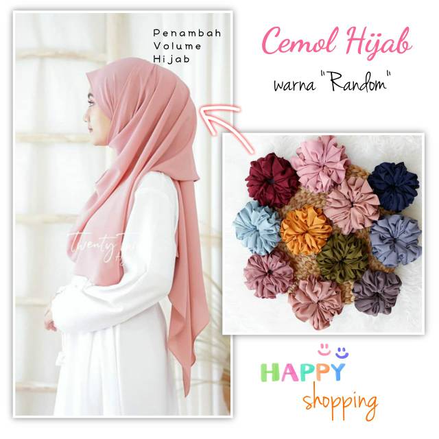 Scrunchie Ikat Rambut Cepol Hijab  CEPOL  TALI RAMBUT  ANTI 