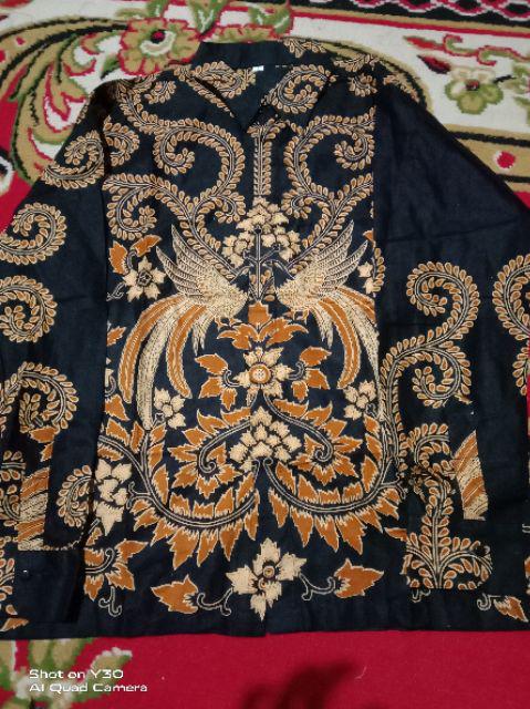 Maura Couple - Sania Ruffle Batik Couple Ori Ndoro Jowi Garansi Termurah Shopee - Batik Modern Solo