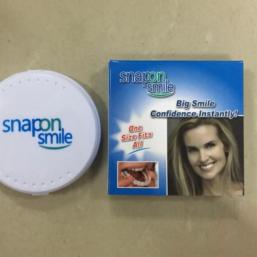 Promo Terbatas Snap On Smile Gigi Palsu 1 Set Atas Bawah - Gigi Palsu Silikon