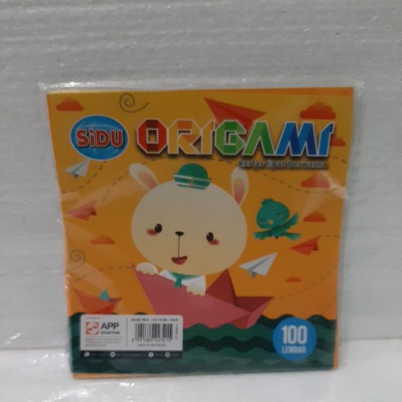 

Kertas Warna Origami Sidu / Kertas Origami Warna Isi 100 Lembar