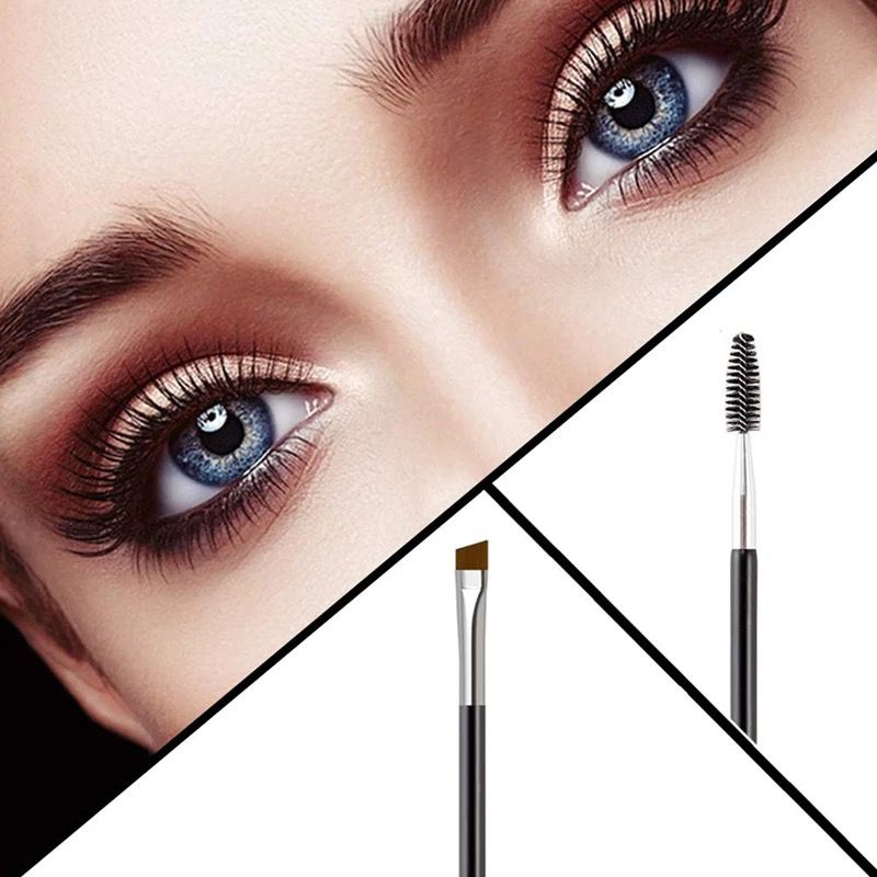 Kuas Alis 2 IN 1/ Double Eyebrow Brush Dengan Sikat Alis F061