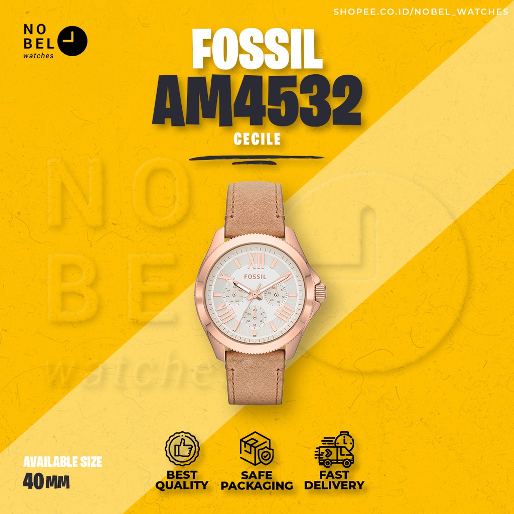 Fossil AM4532 ORIGINAL | Jam Tangan Wanita Murah | Jam Tangan Fossil Murah