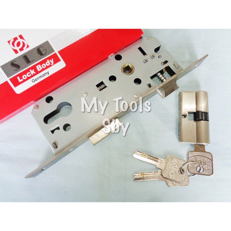 Body Kunci Biasa / Lidah Silver Pintu Rumah Kunci Komputer SLG 2300