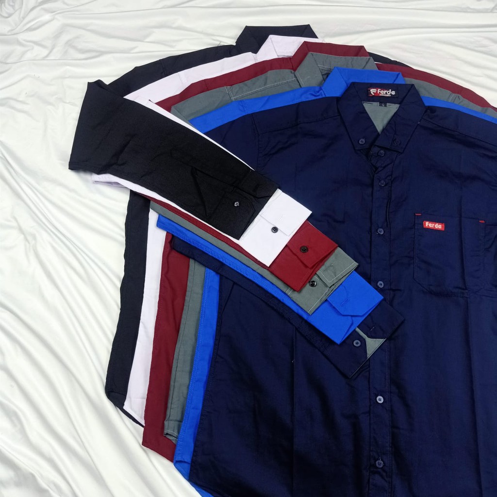 Kemeja pria slimfit premium Baju Kerja Keren Pakaian distro Termurah