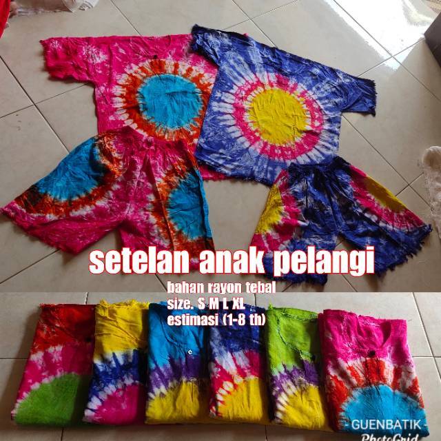 Set anak pelangi best seller garansi harga termurah