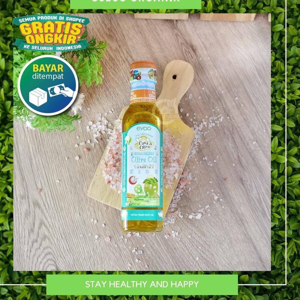 

Stok Banyak ZKID7 EVOO (Extra Virgin Olive Oil) CASA DI OLIVA for Kids Minyak Zaitun MPASI Kemasan M