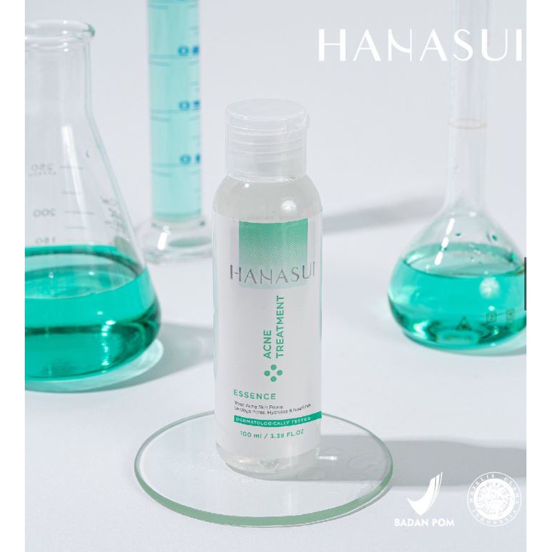 HANASUI Rangkaian Acne Treatment Series Ampuh Hilangkan Jerawat - 5in1 BPOM