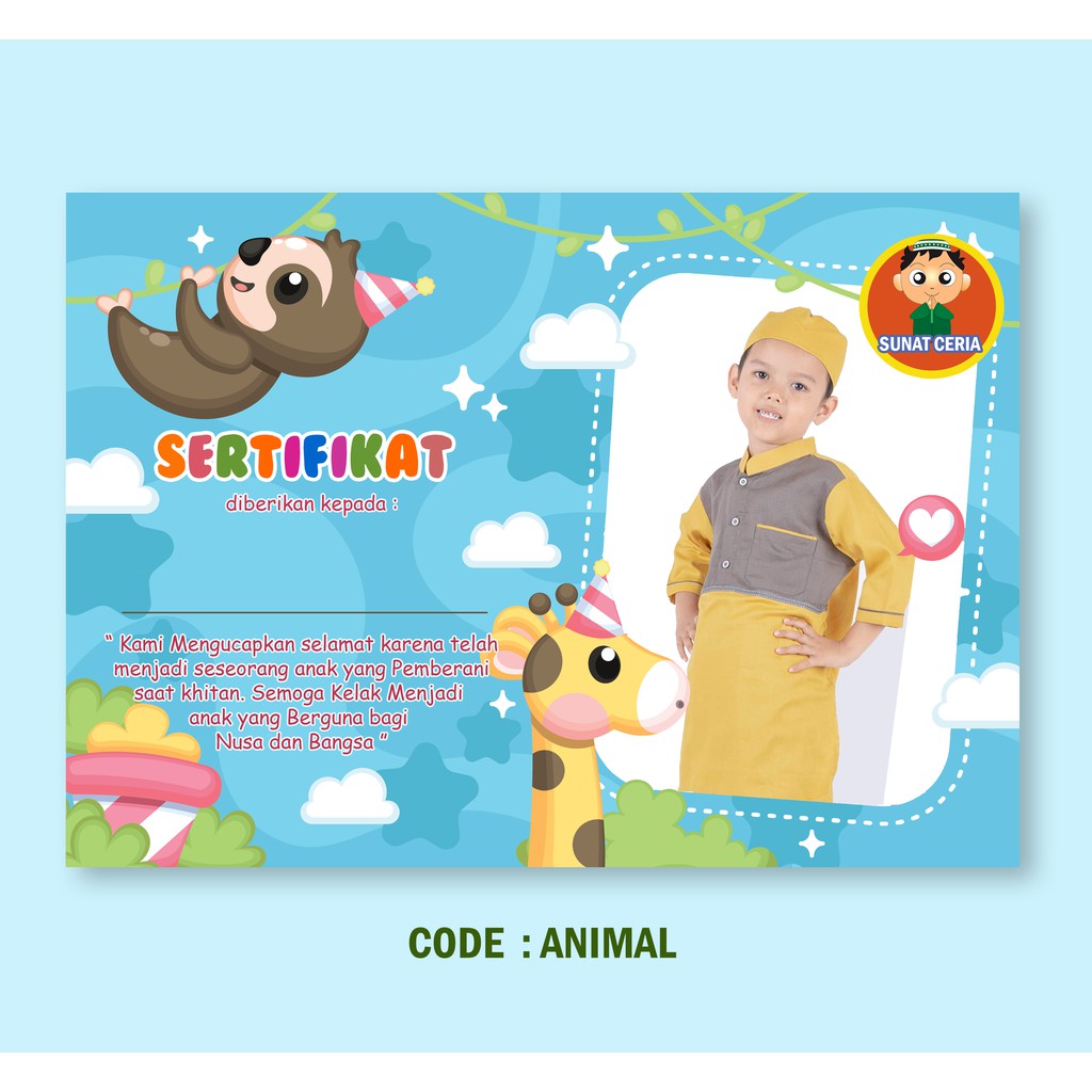 

SERTIFIKAT SUNAT ANAK
