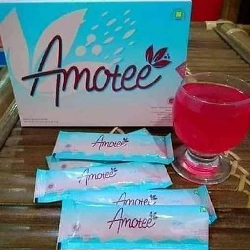 (Ecer) Amotee Nasa Original 1 Sachet - Pemutih Badan - Produk Nasa Ori -Minuman Serbuk Rasa Rasberry